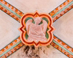 Heidelberg - Heiliggeistkirche - Mittelschiff - 4. Schlußstein, von Westen aus gezählt (aufgenommen im Januar 2013, am frühen Nachmittag) Heidelberg - Heiliggeistkirche - Mittelschiff - 4. Schlußstein, von Westen aus gezählt (aufgenommen im Januar 2013, am frühen Nachmittag)