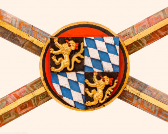 Heidelberg - Heiliggeistkirche - Chor - Schlussstein, Mitte, 2. von Westen (aufgenommen im Januar 2013, am Nachmittag)