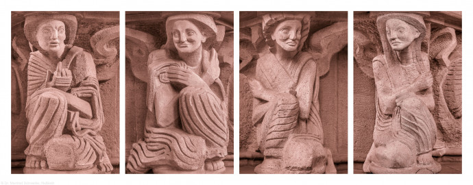 Heidelberg - Heiliggeistkirche - Altar von Edzard Hobbing - Alle 4 Genien (v.l.n.r.: Nordwest, Südwest, Südost, Nordost) (aufgenommen im November 2013, nachmittags) Heidelberg - Heiliggeistkirche - Altar von Edzard Hobbing - Alle 4 Genien (v.l.n.r.: Nordwest, Südwest, Südost, Nordost) (aufgenommen im November 2013, nachmittags)