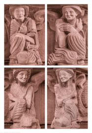 Heidelberg - Heiliggeistkirche - Altar von Edzard Hobbing - Alle 4 Genien (v.l.n.r.: Nordwest, Südwest, Südost, Nordost) (aufgenommen im November 2013, nachmittags) Heidelberg - Heiliggeistkirche - Altar von Edzard Hobbing - Alle 4 Genien (v.l.n.r.: Nordwest, Südwest, Südost, Nordost) (aufgenommen im November 2013, nachmittags)