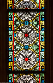 Heidelberg - Heiliggeistkirche - Chor - Feld aus einem der östlichen Chorfenster (aufgenommen im Januar 2014, um die Mittagszeit) Heidelberg - Heiliggeistkirche - Chor - Feld aus einem der östlichen Chorfenster (aufgenommen im Januar 2014, um die Mittagszeit)