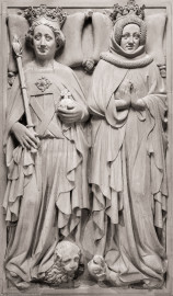 Heidelberg - Heiliggeistkirche - Nordschiff - Königsgrab - Grabplatte des Kurfürsten Ruprecht III. und seiner Gemahlin Elisabeth von Hohenzollern (aufgenommen im Februar 2015, am Nachmittag) Heidelberg - Heiliggeistkirche - Nordschiff - Königsgrab - Grabplatte des Kurfürsten Ruprecht III. und seiner Gemahlin Elisabeth von Hohenzollern (aufgenommen im Februar 2015, am Nachmittag)