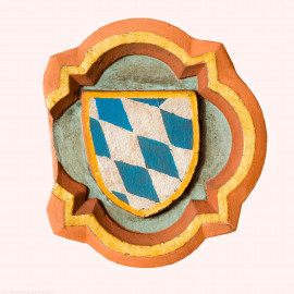 Heidelberg - Heiliggeistkirche - Südempore - Schlußstein, 1. Joch, von Westen aus gezählt (aufgenommen im Mai 2015, am späten Vormittag)