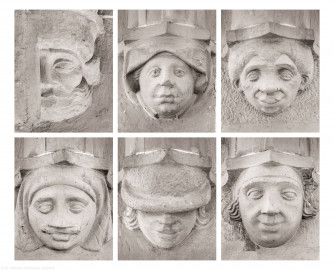 Heidelberg - Heiliggeistkirche - Südempore - Südseite - v.l.n.r., v.o.n.u: 6. bis 1. Figur am unteren Dienstabschluß, von Westen aus gezählt (aufgenommen im Juni 2015, nachmittags) Heidelberg - Heiliggeistkirche - Südempore - Südseite - v.l.n.r., v.o.n.u: 6. bis 1. Figur am unteren Dienstabschluß, von Westen aus gezählt (aufgenommen im Juni 2015, nachmittags)