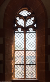 Heidelberg - Heiliggeistkirche - Südempore - 1. Joch, von Westen aus gezählt - Fenster und Maßwerk (aufgenommen im Juni 2015, am späten Nachmittag)