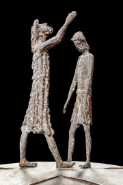 Heidelberg - Heiliggeistkirche - Taufbecken von Edzard Hobbing - Figuren auf dem Deckel eines Taufbeckens (Deckel ist in der Heiliggeistkiche vorhanden, jedoch nicht das Taufbecken) (aufgenommen im September 2015, am späten Nachmittag) Heidelberg - Heiliggeistkirche - Taufbecken von Edzard Hobbing - Figuren auf dem Deckel eines Taufbeckens (Deckel ist in der Heiliggeistkiche vorhanden, jedoch nicht das Taufbecken) (aufgenommen im September 2015, am späten Nachmittag)