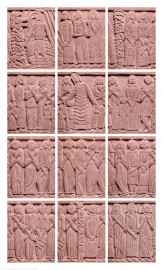 Heidelberg - Heiliggeistkirche - Altarbereich - Taufbecken von Edzard Hobbing - Sequentielle Abfolge aller Segmente (aufgenommen im September 2015, am frühen Nachmittag) Heidelberg - Heiliggeistkirche - Altarbereich - Taufbecken von Edzard Hobbing - Sequentielle Abfolge aller Segmente (aufgenommen im September 2015, am frühen Nachmittag)