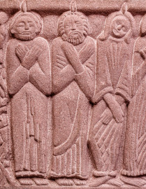 Heidelberg - Heiliggeistkirche - Altarbereich - Taufbecken von Edzard Hobbing - 7. Segment der Abfolge aller Segmente (aufgenommen im September 2015, am frühen Nachmittag) Heidelberg - Heiliggeistkirche - Altarbereich - Taufbecken von Edzard Hobbing - 7. Segment der Abfolge aller Segmente (aufgenommen im September 2015, am frühen Nachmittag)