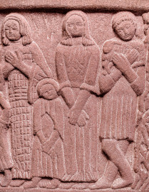 Heidelberg - Heiliggeistkirche - Altarbereich - Taufbecken von Edzard Hobbing - 8. Segment der Abfolge aller Segmente (aufgenommen im September 2015, am frühen Nachmittag) Heidelberg - Heiliggeistkirche - Altarbereich - Taufbecken von Edzard Hobbing - 8. Segment der Abfolge aller Segmente (aufgenommen im September 2015, am frühen Nachmittag)