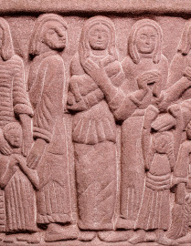 Heidelberg - Heiliggeistkirche - Altarbereich - Taufbecken von Edzard Hobbing - 10. Segment der Abfolge aller Segmente (aufgenommen im September 2015, am frühen Nachmittag) Heidelberg - Heiliggeistkirche - Altarbereich - Taufbecken von Edzard Hobbing - 10. Segment der Abfolge aller Segmente (aufgenommen im September 2015, am frühen Nachmittag)