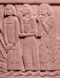 Heidelberg - Heiliggeistkirche - Altarbereich - Taufbecken von Edzard Hobbing - 12. Segment der Abfolge aller Segmente (aufgenommen im September 2015, am frühen Nachmittag) Heidelberg - Heiliggeistkirche - Altarbereich - Taufbecken von Edzard Hobbing - 12. Segment der Abfolge aller Segmente (aufgenommen im September 2015, am frühen Nachmittag)