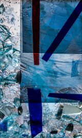 Heidelberg - Heiliggeistkirche - Nordschiff - 2. Joch, von Westen aus gezählt - Feld (linke Bahn, unterste Zeile) des Fensters "Schöpfungsgeschichte - Gottes Geist über dem Chaos" von Hella De Santarossa (aufgenommen im Oktober 2015, am Nachmittag) Heidelberg - Heiliggeistkirche - Nordschiff - 2. Joch, von Westen aus gezählt - Feld (linke Bahn, unterste Zeile) des Fensters "Schöpfungsgeschichte - Gottes Geist über dem Chaos" von Hella De Santarossa (aufgenommen im Oktober 2015, am Nachmittag)