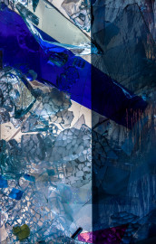 Heidelberg - Heiliggeistkirche - Nordschiff - 2. Joch, von Westen aus gezählt - Ausschnitt aus Feld (linke Bahn, vierte Zeile) des Fensters "Schöpfungsgeschichte - Gottes Geist über dem Chaos" von Hella De Santarossa (aufgenommen im Oktober 2015, am späten Vormittag) Heidelberg - Heiliggeistkirche - Nordschiff - 2. Joch, von Westen aus gezählt - Ausschnitt aus Feld (linke Bahn, vierte Zeile) des Fensters "Schöpfungsgeschichte - Gottes Geist über dem Chaos" von Hella De Santarossa (aufgenommen im Oktober 2015, am späten Vormittag)