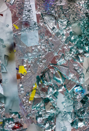 Heidelberg - Heiliggeistkirche - Nordschiff - 4. Joch, von Westen aus gezählt - Ausschnitt aus Feld (rechte Bahn, dritte Zeile) des Fensters "Schöpfungsgeschichte - Der Weltkreis ist voll vom Geiste Gottes" von Hella De Santarossa (aufgenommen im Oktober 2015, am frühen Nachmittag) Heidelberg - Heiliggeistkirche - Nordschiff - 4. Joch, von Westen aus gezählt - Ausschnitt aus Feld (rechte Bahn, dritte Zeile) des Fensters "Schöpfungsgeschichte - Der Weltkreis ist voll vom Geiste Gottes" von Hella De Santarossa (aufgenommen im Oktober 2015, am frühen Nachmittag)