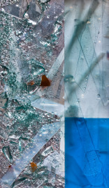 Heidelberg - Heiliggeistkirche - Nordschiff - 4. Joch, von Westen aus gezählt - Ausschnitt aus Feld (linke Bahn, vierte Zeile) des Fensters "Schöpfungsgeschichte - Der Weltkreis ist voll vom Geiste Gottes" von Hella De Santarossa (aufgenommen im Oktober 2015, am Nachmittag) Heidelberg - Heiliggeistkirche - Nordschiff - 4. Joch, von Westen aus gezählt - Ausschnitt aus Feld (linke Bahn, vierte Zeile) des Fensters "Schöpfungsgeschichte - Der Weltkreis ist voll vom Geiste Gottes" von Hella De Santarossa (aufgenommen im Oktober 2015, am Nachmittag)