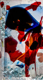 Heidelberg - Heiliggeistkirche - Nordschiff - 6. Joch, von Westen aus gezählt - Feld (linke Bahn, erste Zeile) des Fensters "Schöpfungsgeschichte - Der Baum der Erkenntnis" von Hella De Santarossa (aufgenommen im Oktober 2015, am Nachmittag) Heidelberg - Heiliggeistkirche - Nordschiff - 6. Joch, von Westen aus gezählt - Feld (linke Bahn, erste Zeile) des Fensters "Schöpfungsgeschichte - Der Baum der Erkenntnis" von Hella De Santarossa (aufgenommen im Oktober 2015, am Nachmittag)