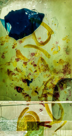 Heidelberg - Heiliggeistkirche - Nordschiff - 6. Joch, von Westen aus gezählt - Feld (mittlere Bahn, zweite Zeile) des Fensters "Schöpfungsgeschichte - Der Baum der Erkenntnis" von Hella De Santarossa (aufgenommen im Oktober 2015, um die Mittagszeit) Heidelberg - Heiliggeistkirche - Nordschiff - 6. Joch, von Westen aus gezählt - Feld (mittlere Bahn, zweite Zeile) des Fensters "Schöpfungsgeschichte - Der Baum der Erkenntnis" von Hella De Santarossa (aufgenommen im Oktober 2015, um die Mittagszeit)