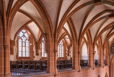 Heidelberg - Heiliggeistkirche - Nordempore - Blick vom Nordwesten der Südempore auf die Nordempore (aufgenommen im Juli 2015, am frühen Nachmittag)